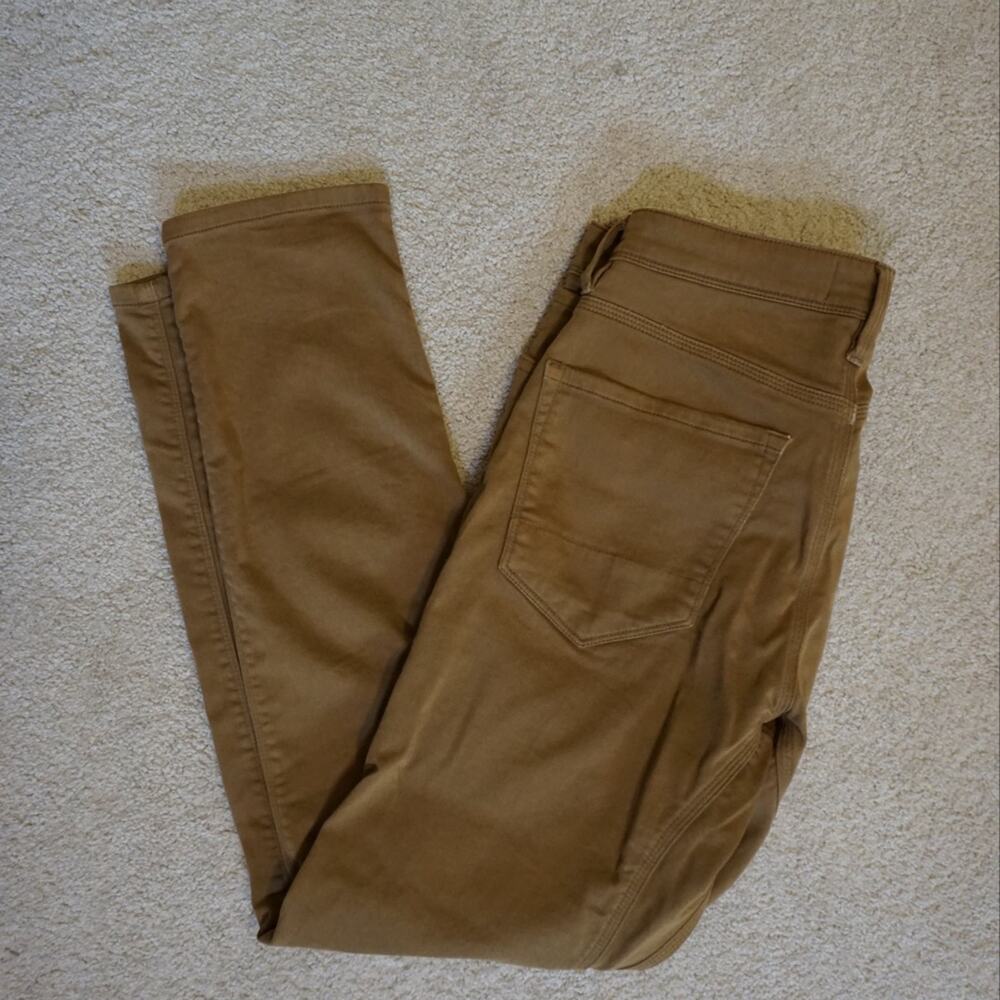 DUER N2X Slim Fit Performance Pants Men’s 32×30 – Travel Chino Tan/ Camel
